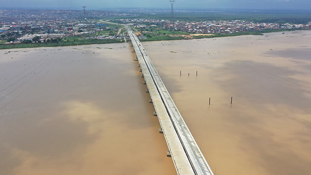 Niger Bridge – View towards Onitsha