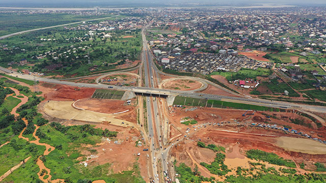 Owerri Interchange – Earthworks, drainage and road works on-going